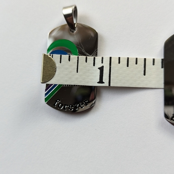 Together Forever Rainbow Heart Dog Tags - Picture 8 of 10